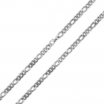 Bling Jewelry 4.5mm Men Stainless Steel Figaro Chain Necklace 24in