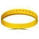 Official Live Strong Lance Armstrong Yellow Cancer LiveSTRONG Rubber Wristband Bracelet ADULT size