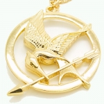 Blue Chip Unlimited - Mockingjay 18K Gold Plated Pendant Necklace Inspired by The Hunger Games with 30 Chain Necklace Fashion Necklace