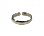 Carat Cache Sterling Silver Plain Band Toe Ring