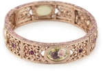 1928 Jewelry Manor House Victorian Rose Gold-Tone Bracelet
