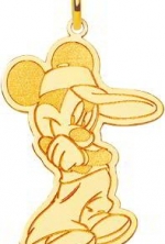 14K Gold Disney Mickey Mouse Charm