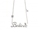 Disney Couture Tinkerbell Believe Necklace - S