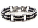 Mens Stainless Steel Bracelet Chain Link Wrist Band Wristband Fashion Jewellery