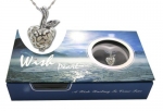 Teachers Gift Genuine Wish Pearl Apple Cage Pendant Necklace 18 Chain