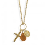 16 Inch+2 Inch 14 Karat Gold Plated Necklace - JewelryWeb