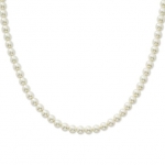 8mm Cultura Glass Pearl Single Strand 24 Inch Necklace - JewelryWeb