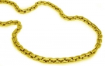 14K Gold Plated High Polish Stainless Steel Necklace