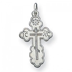 Sterling Silver Small Eastern Orthodox Cross