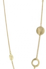 Kenneth Cole New York Gold Circle Long Illusion Necklace