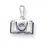 Sterling Silver Antiqued Camera Charm