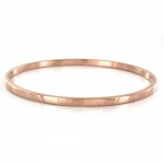 Stainless Steel Yellow Gold, Rose Gold and Silver Colored Bangle Bracelets - Sold Separately (FREE Jewelry Box Included)