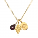 Satya Jewelry Bigger Picture Garnet Necklace