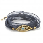 Satya Jewelry Glide Bracelet (Grey)
