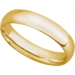 10K Yellow Gold 5mm Comfort Fit Mens Wedding Band (Available Ring Sizes 7-12 1/2) Size 7