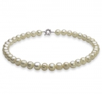PearlsOnly White 10.0-10.5mm A Freshwater Cultured Pearl Necklace 18 inch
