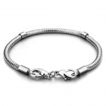 Pugster 19.7 Inch Silver Plated Snake Chain For Necklace