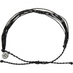 Pura Vida Bracelets Original Solid Bracelet Black, One Size