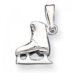 Sterling Silver Small Ice Skate Charm