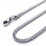 18 1.5mm KONOV Jewelry Silver Girls Womens Stainless Steel Necklace Chain 18-32 inch, 1.5mm, 18 inch (with Gift Bag)
