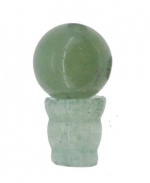 Wholesale Guru Beads for Prayer Beads Making, Jewelry Making, Wrist Mala Making, Set of Five (Green Jade)