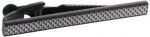 Kenneth Cole REACTION Men's Brushed Diamond Textured Tie Clip, Matte Black, One Size