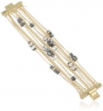Kenneth Cole New York Springtime Rose Faceted Bead Multi-Chain Bracelet, 7.25