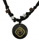 Buffalo Bone Chakra Jewelry, Chakra Necklace, Yoga Jewelry, Seven Chakras Jewelry (Root Chakra)
