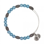 Alex and Ani Sky Watercolor Beaded Expandable Bangle