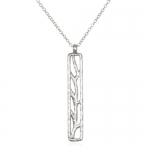 Satya Jewelry Perfect Alignment Pendant Necklace - Silver