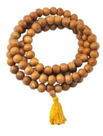 Premium Quality Tibetan 12mm Sandalwood Prayer Beads, Tibetan Mala, Sandalwood Necklace