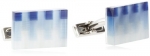 Kenneth Cole Men's Fiber Optic Cufflinks, Blue, One Size