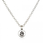 Satya Jewelry Great Advantage Ganesha Necklace - Sterling Silver