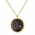 Satya Jewelry Zodiac Necklace (Aries - Diamond)