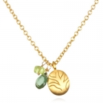 Satya Jewelry Peridot Abundance Pendant Necklace