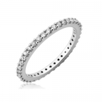14k White Gold Diamond Eternity Band Ring (H, I1-I2, 0.50 carat) (5)