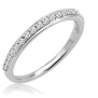 10K White Gold Diamond Anniversary Ring ( 1/4ct available sizes 5-8) sz5.5