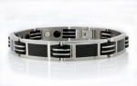 Tioneer Titanium Men's Bracelet w/ Magnet & Germanium 8.5