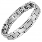 Willis Judd New Mens Golf Titanium Magnetic Therapy Bracelet in Velvet Box with Free Link Removal Tool