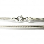 Sterling Silver 3mm Snake Bracelet For European Bead Charm 6.5''