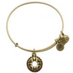 Alex and Ani Life Preserver Charm Bangle in Rafaelian Gold, CBD14LPRG