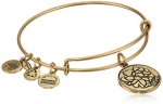 Alex and Ani Because I Love You Mom Rafaelian Gold Finish Expandable Bangle Bracelet