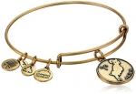 Alex and Ani Rafaelian Gold Finish Aries II Expandable Wire Bangle Bracelet, 7.25