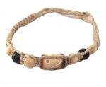 Hawaiian Hemp Coconut Bead Anklet / Bracelet