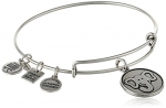 Alex and Ani Charity by Design The Elephant Rafaelian Silver Finish Expandable Wire Bangle Bracelet