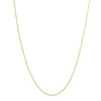 10 Karat Yellow Gold Loose Rope Chain Necklace (18 inch)