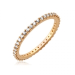 14k Rose Gold Diamond Eternity Band Ring (GH, I1-I2, 0.50 carat)