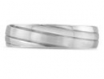 SuperJeweler Tit41 z12 6 Mm Brushed Finish Grooved Mens Titanium Ring Wedding Band Size - 12