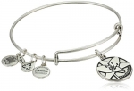 Alex and Ani Because I Love You Grandmother Rafaelian Silver Finish Expandable Bangle Bracelet