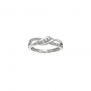 10k White Gold Diamond Ring (1/6 cttw, H-I Color, I3 Clarity), Size 7